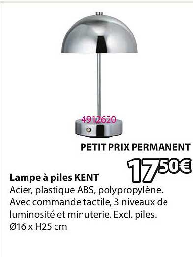 Lampe à piles KENT