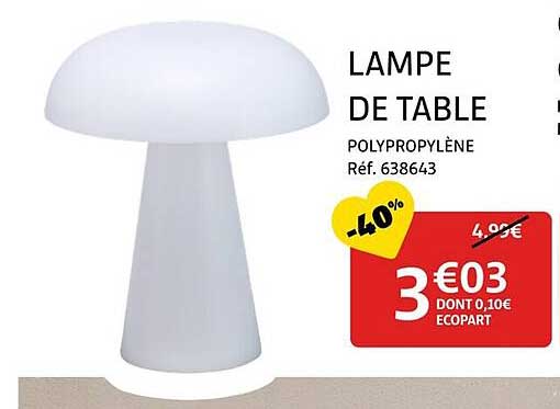 LAMPE DE TABLE