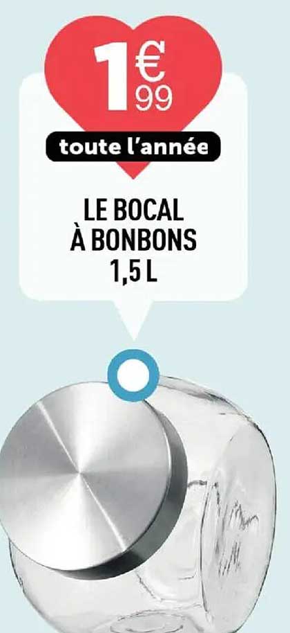 LE BOCAL À BONBONS 1,5 L