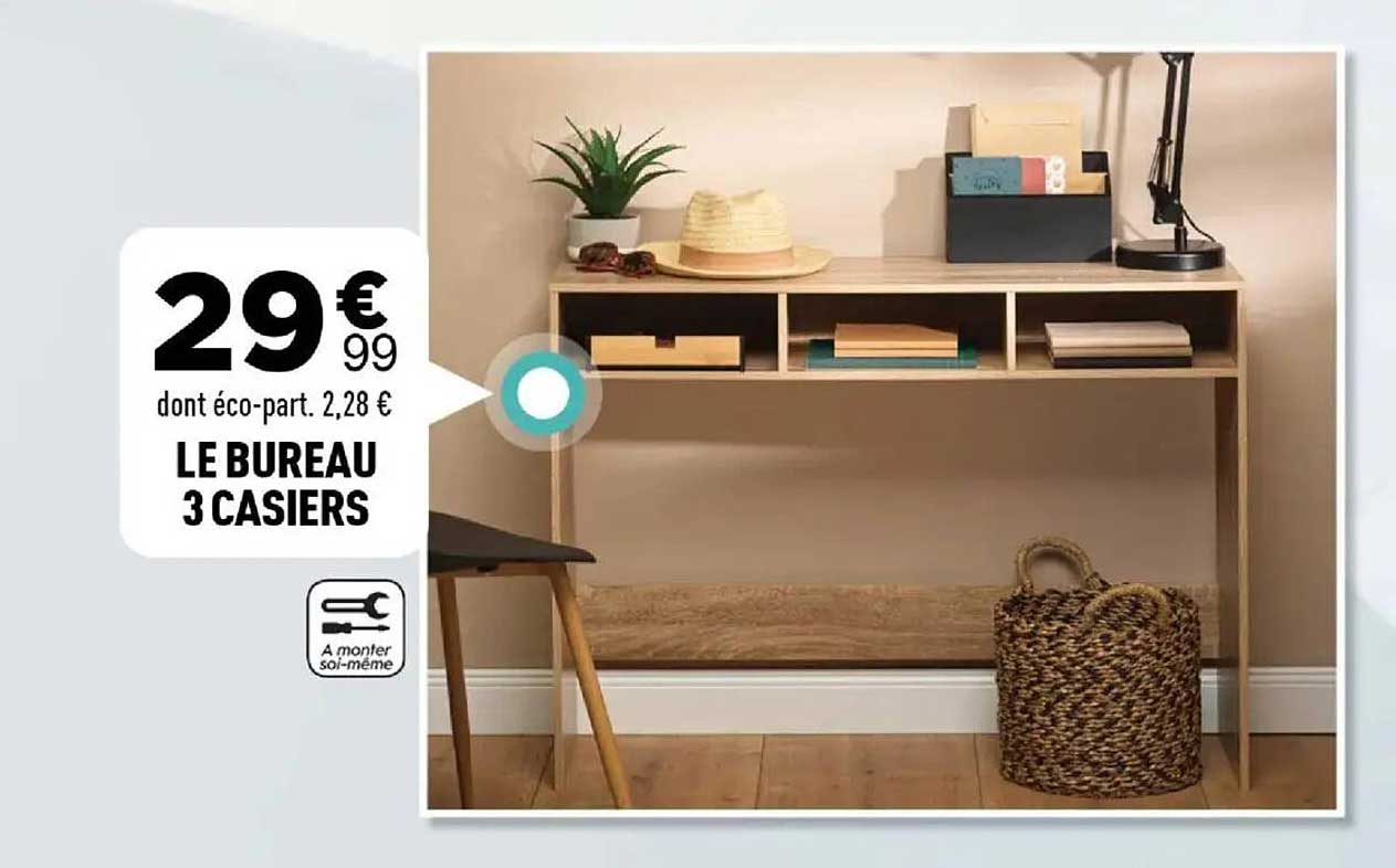 LE BUREAU 3 CASIERS