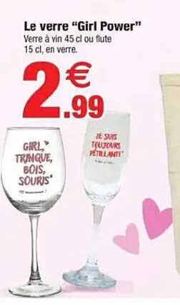 Le verre "Girl Power"