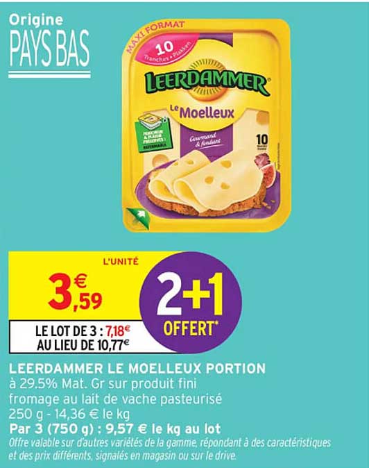 LEERDAMMER LE MOELLEUX PORTION