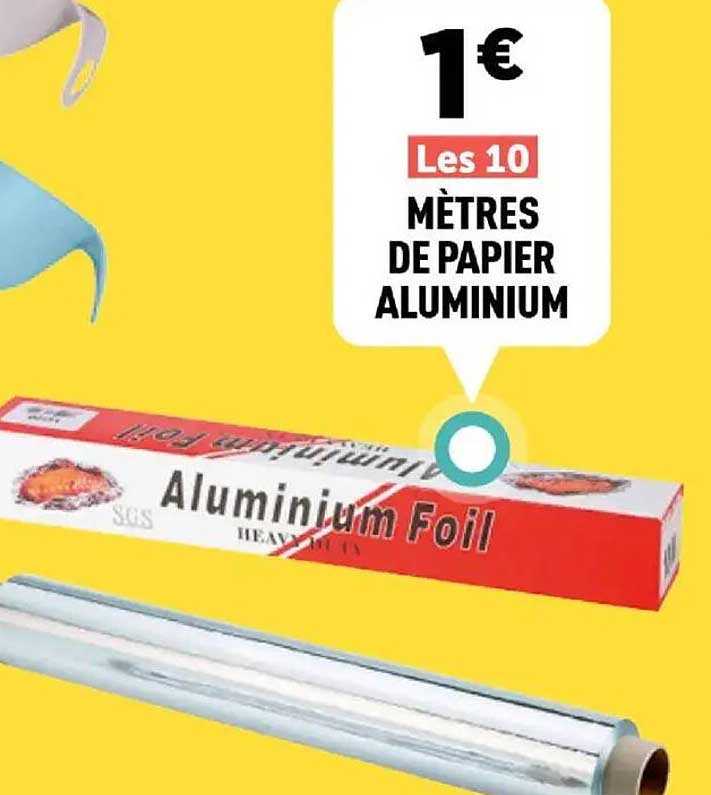 Les 10 mètres de papier aluminium