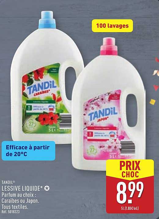 LESSIVE LIQUIDE TANDIL® - 100 lavages