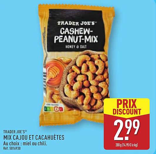 MIX CAJOU ET CACAHUÈTES