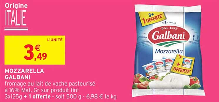 MOZZARELLA GALBANI