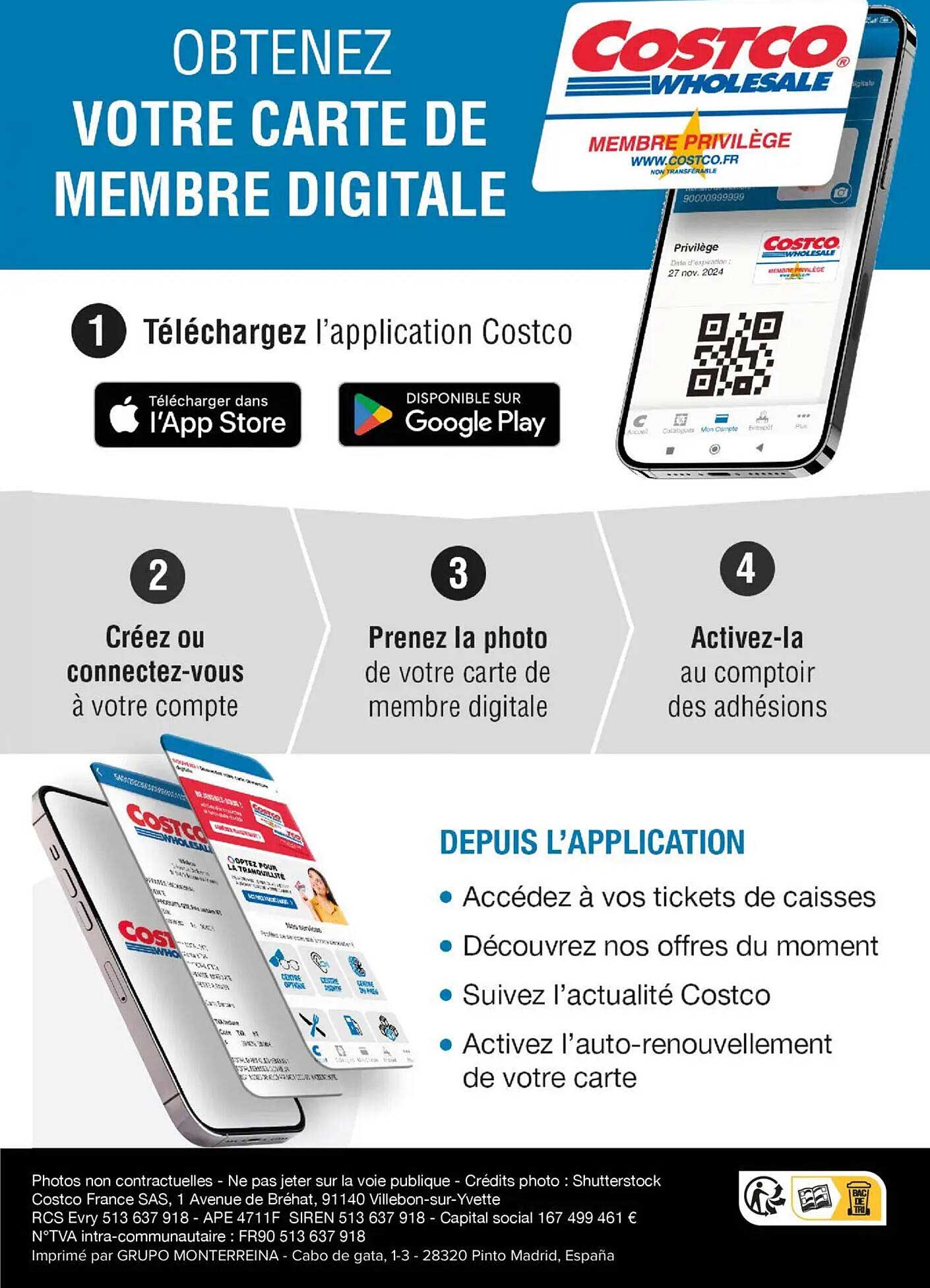 OBTENEZ VOTRE CARTE DE MEMBRE DIGITALE
