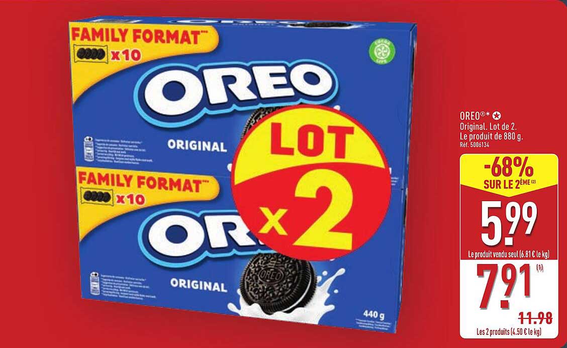 OREO Original. Lot de 2.