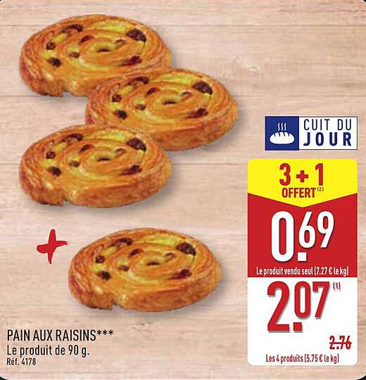PAIN AUX RAISINS