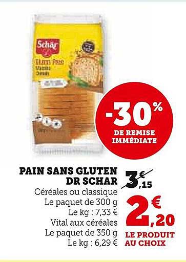 PAIN SANS GLUTEN DR SCHAR