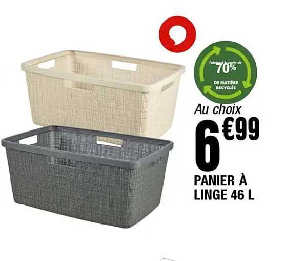 PANIER À LINGE 46 L