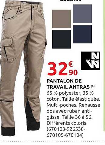 PANTALON DE TRAVAIL ANTRAS