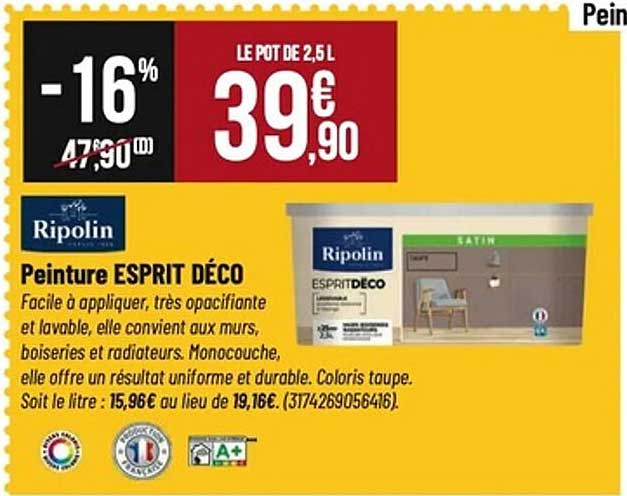 Peinture ESPRIT DÉCO