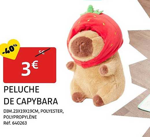 PELUCHE DE CAPYBARA