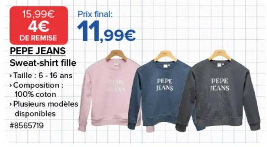 PEPE JEANS Sweat-shirt fille
