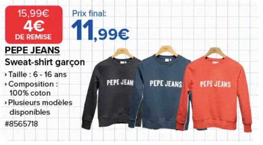 PEPE JEANS Sweat-shirt garçon