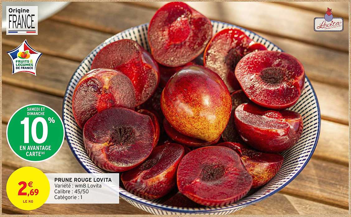 PRUNE ROUGE LOVITA