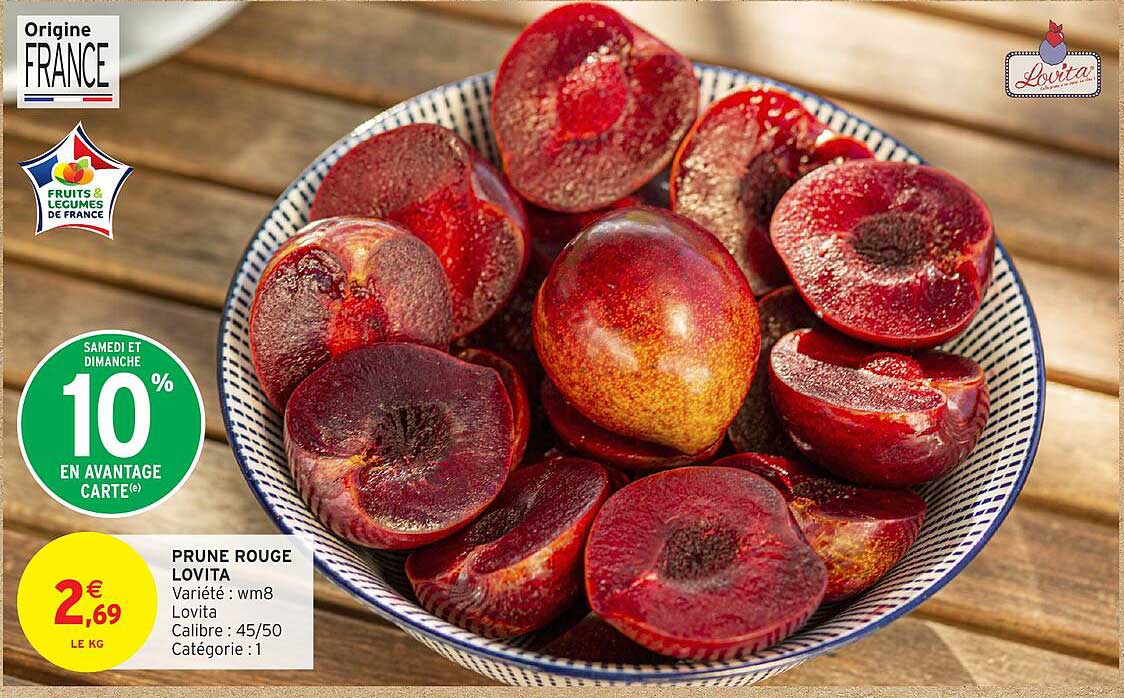 PRUNE ROUGE LOVITA