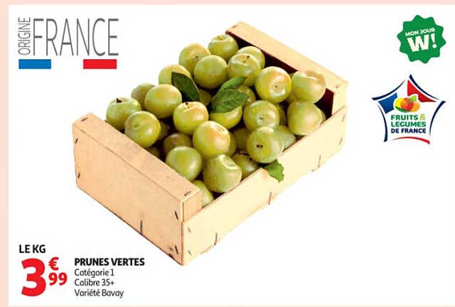 PRUNES VERTES