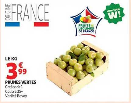 PRUNES VERTES