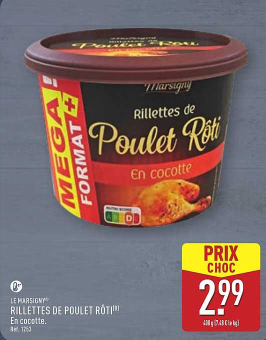 RILLETTES DE POULET RÔTI