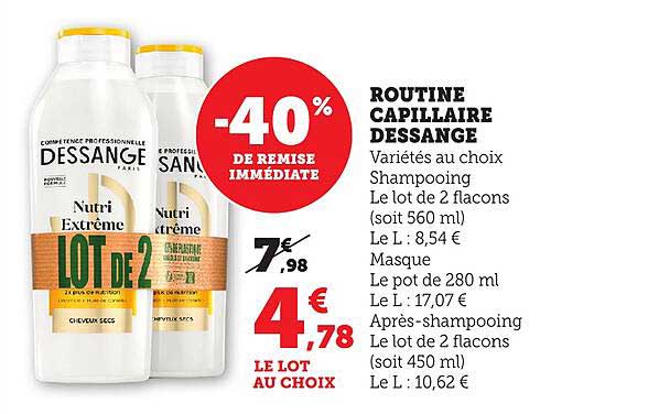 ROUTINE CAPILLAIRE DESSANGE