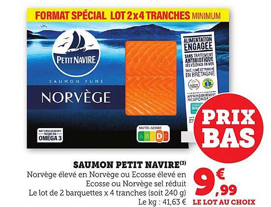 SAUMON PETIT NAVIRE