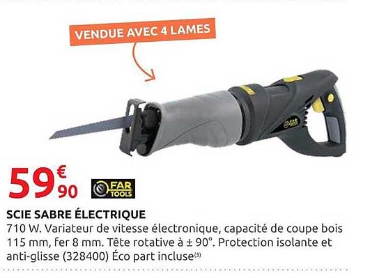 SCIE SABRE ÉLECTRIQUE
