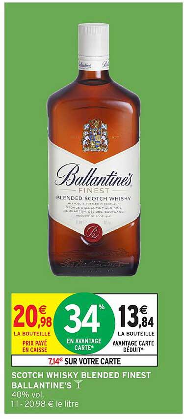 SCOTCH WHISKY BLENDED FINEST BALLANTINE'S