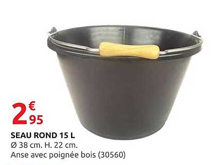 SEAU ROND 15 L