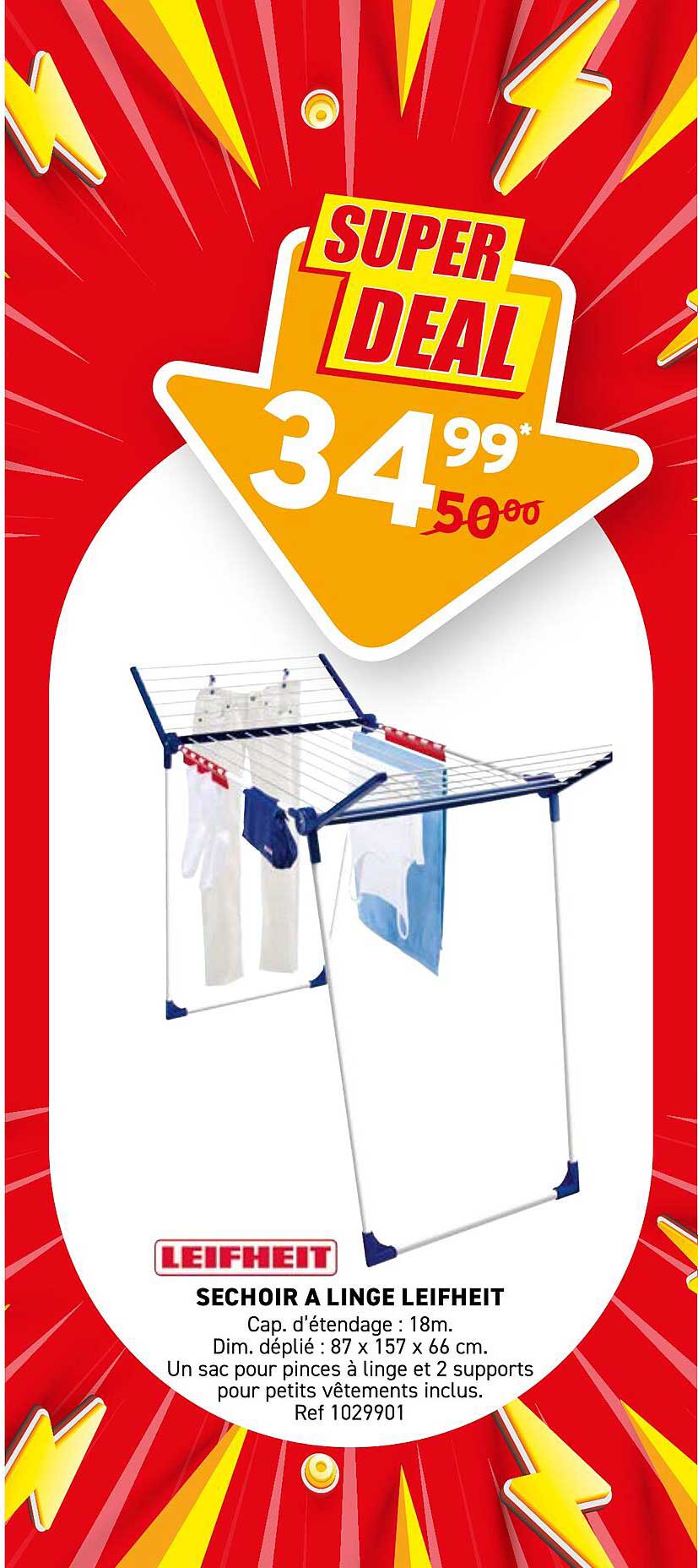 SECHOIR A LINGE LEIFHEIT
