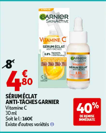 SÉRUM ÉCLAT ANTI-TACHES GARNIER