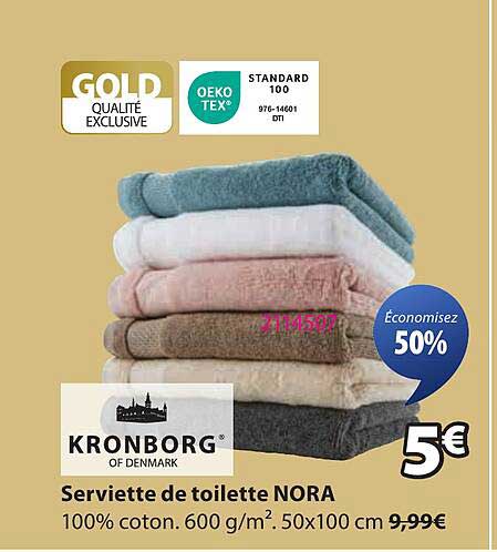 Serviette de toilette NORA