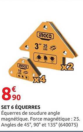 SET 6 ÉQUERRES