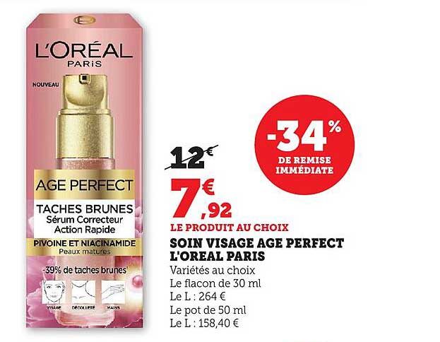 SOIN VISAGE AGE PERFECT L'OREAL PARIS