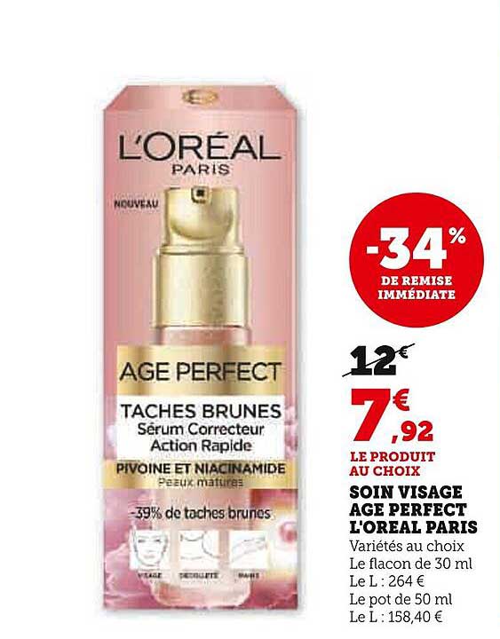 SOIN VISAGE AGE PERFECT L'ORÉAL PARIS