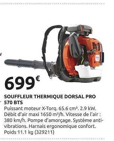 SOUFFLEUR THERMIQUE DORSAL PRO 570 BTS