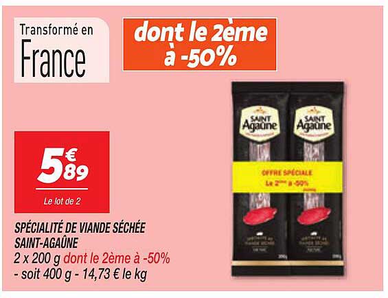 SPÉCIALITÉ DE VIANDE SÉCHÉE SAINT-AGÜNE