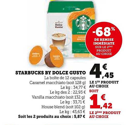 STARBUCKS BY DOLCE GUSTO