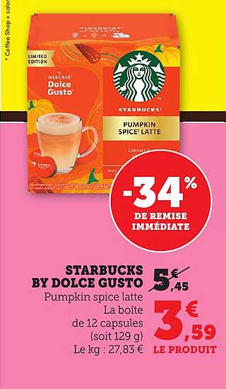STARBUCKS BY DOLCE GUSTO
