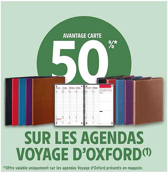 SUR LES AGENDAS VOYAGE D'OXFORD