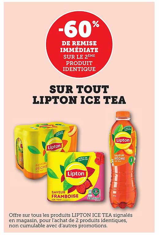 SUR TOUT LIPTON ICE TEA