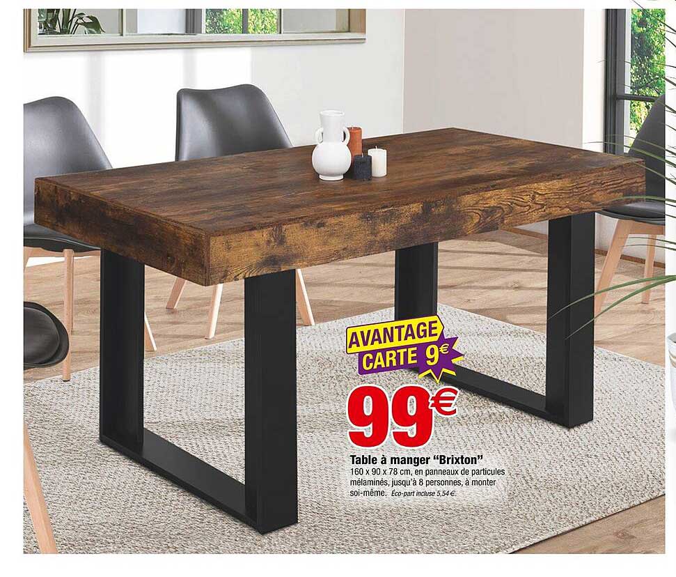 Table à manger "Brixton"
