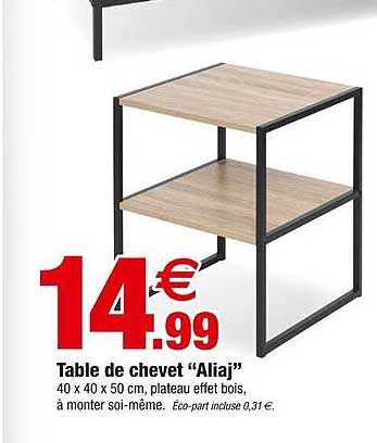Table de chevet “Aliaj”