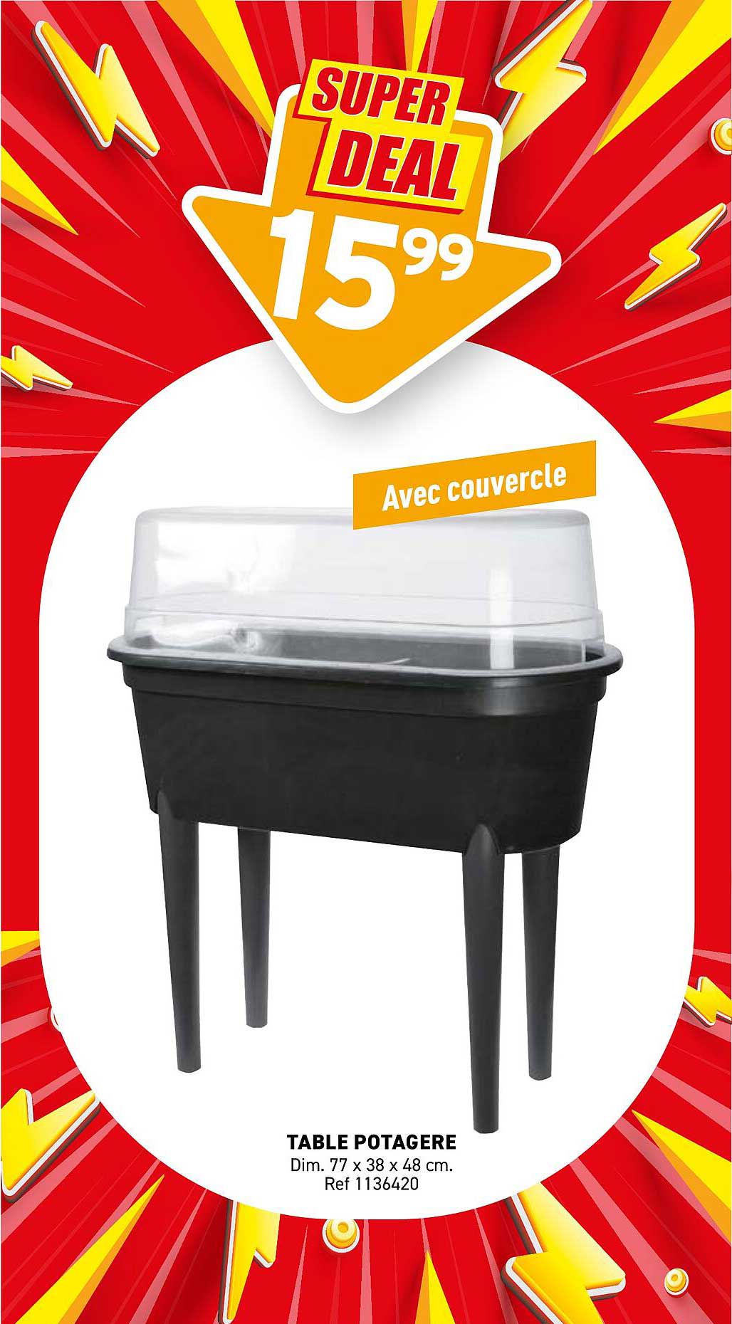 TABLE POTAGÈRE