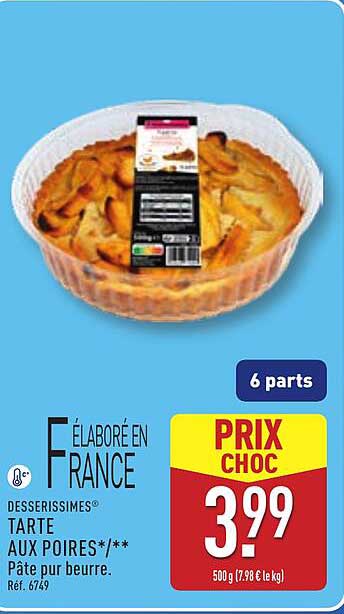 TARTE AUX POIRES