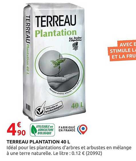 TERREAU PLANTATION 40 L
