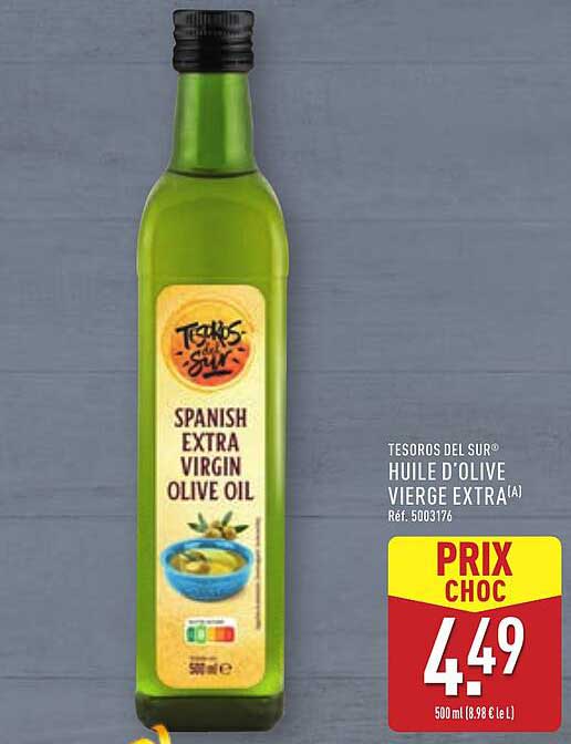 Tesoros del Sur® Huile d'Olive Vierge Extra