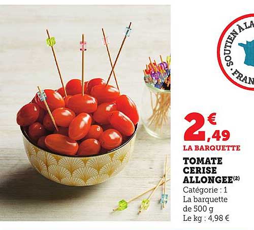 TOMATE CERISE ALLONGEE