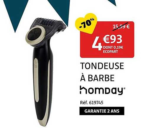 TONDEUSE À BARBE Homday